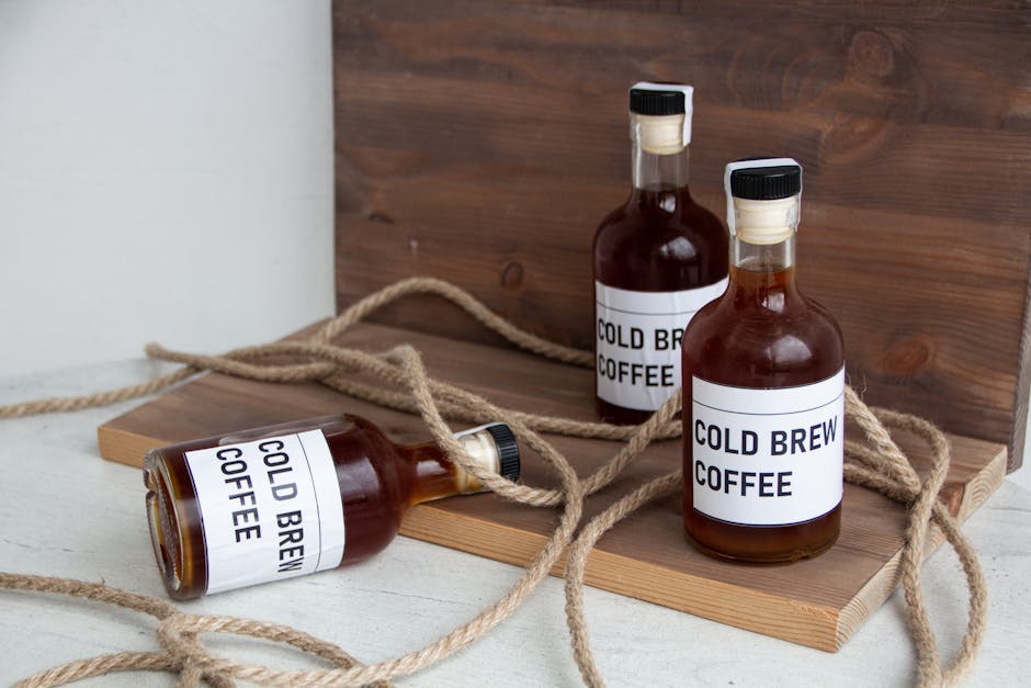 Cold Brew Coffee Bottles